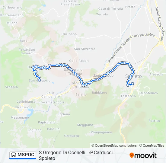 MSPOC Bus Line Map