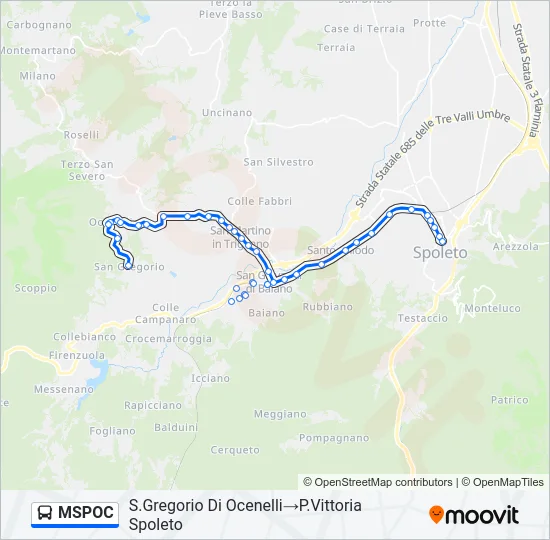 MSPOC Bus Line Map