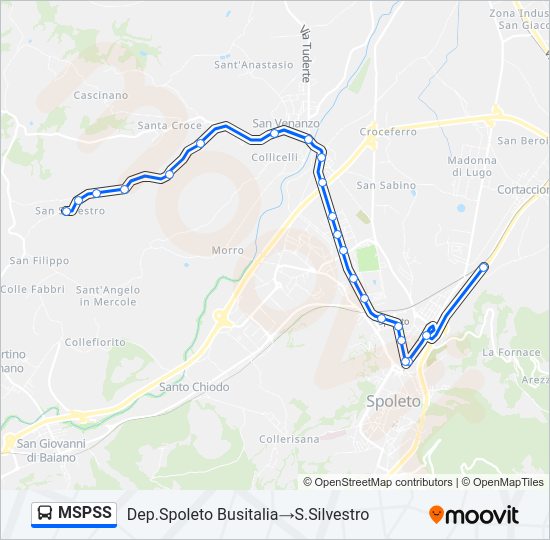 MSPSS Bus Line Map