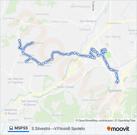 MSPSS Bus Line Map