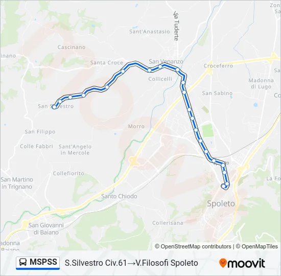 MSPSS Bus Line Map