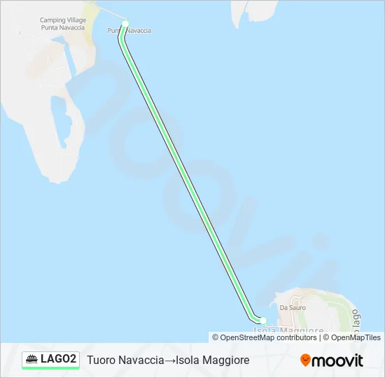 LAGO2 Ferry Line Map