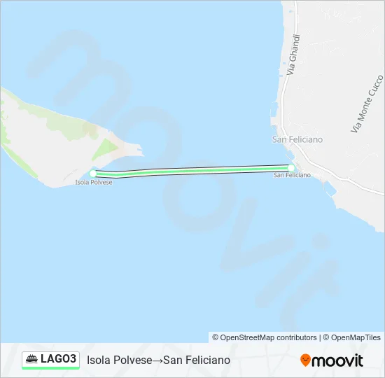 LAGO3 Ferry Line Map