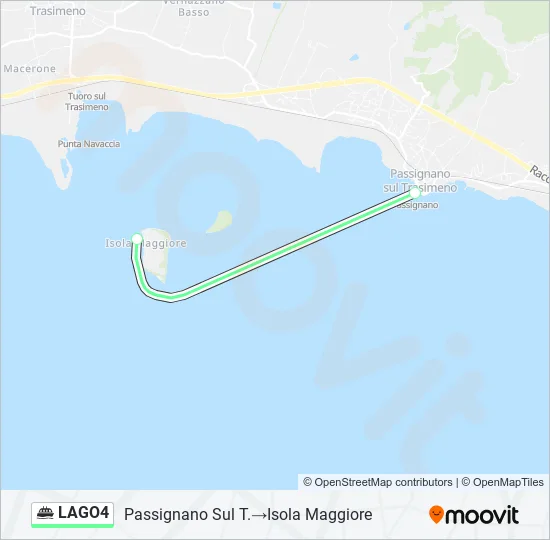 LAGO4 Ferry Line Map
