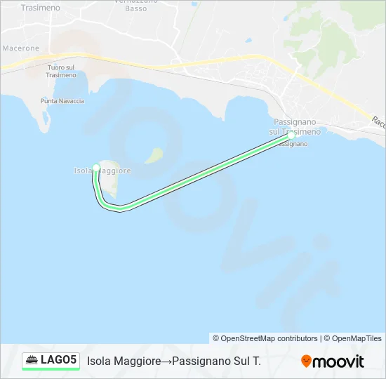 LAGO5 Ferry Line Map