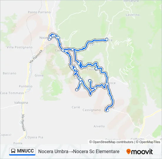 MNUCC Bus Line Map
