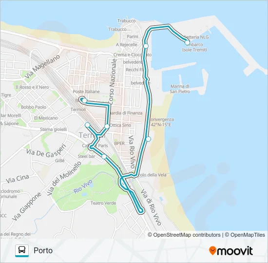 12 PORTO Bus Line Map