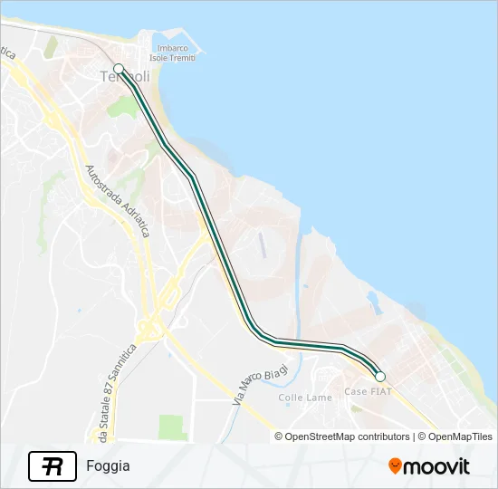 R Train Line Map