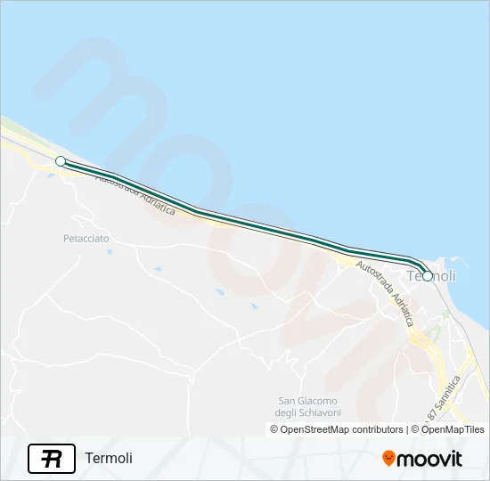R Train Line Map