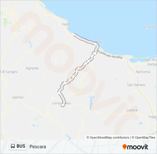 BUS Line Map
