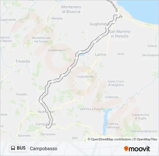 BUS Line Map
