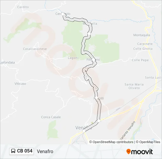 CB 054 Bus Line Map