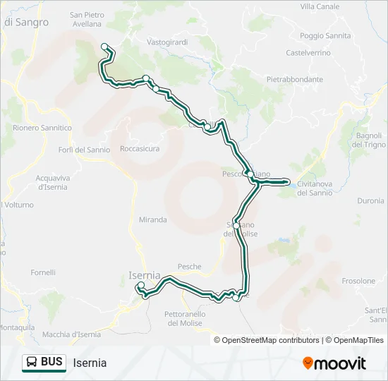 BUS Line Map