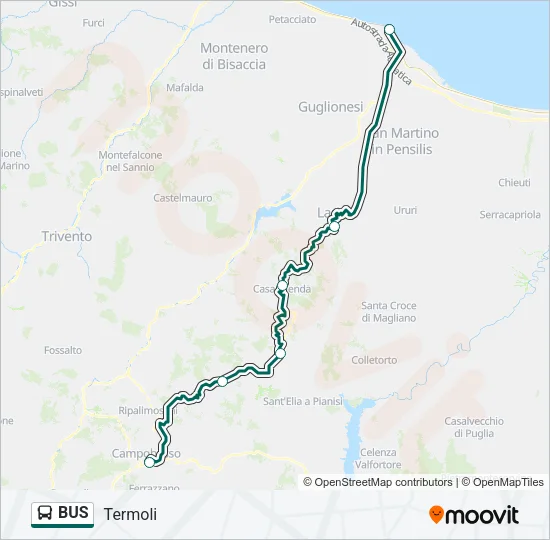 BUS Line Map