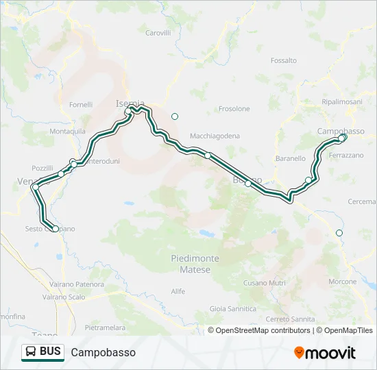 BUS Line Map