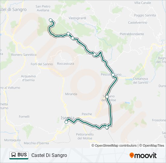 BUS Line Map