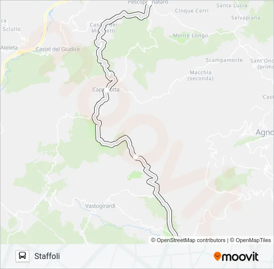 CB 022BIS Bus Line Map