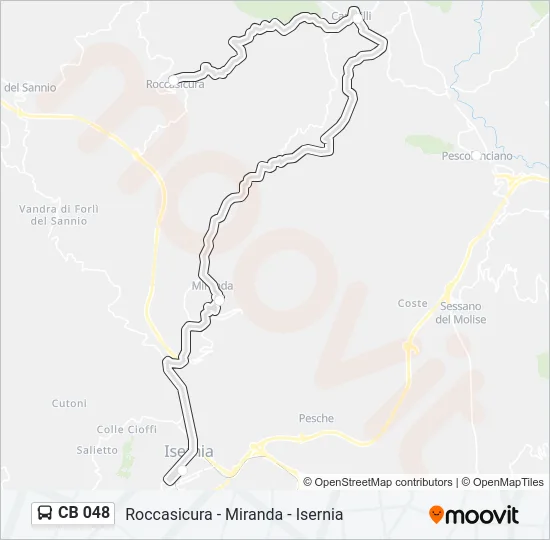 CB 048 Bus Line Map