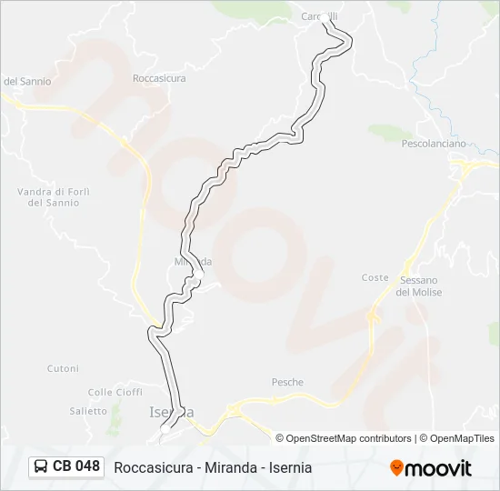 CB 048 Bus Line Map