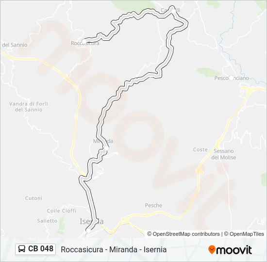 CB 048 Bus Line Map