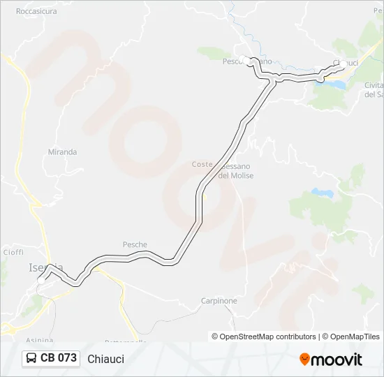 CB 073 Bus Line Map