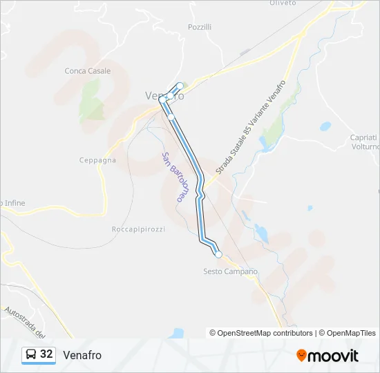 32 Bus Line Map