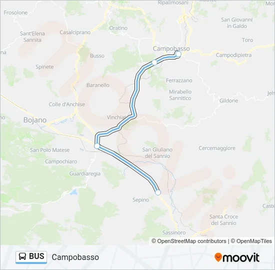 BUS Line Map