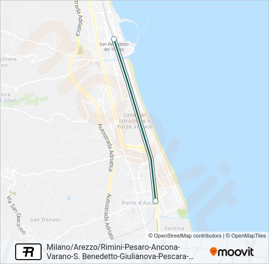 R Train Line Map