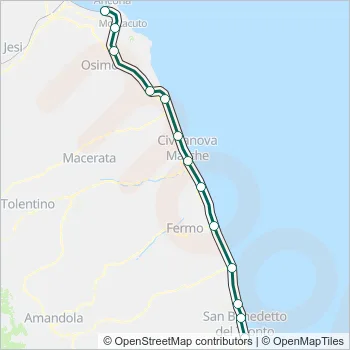 R Train Line Map