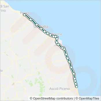 R Train Line Map