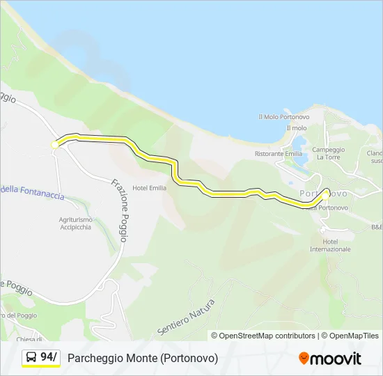 94/ Bus Line Map