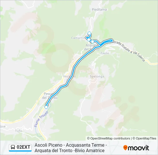 02EXT Bus Line Map