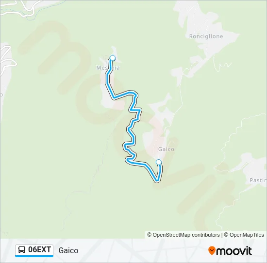 06EXT Bus Line Map