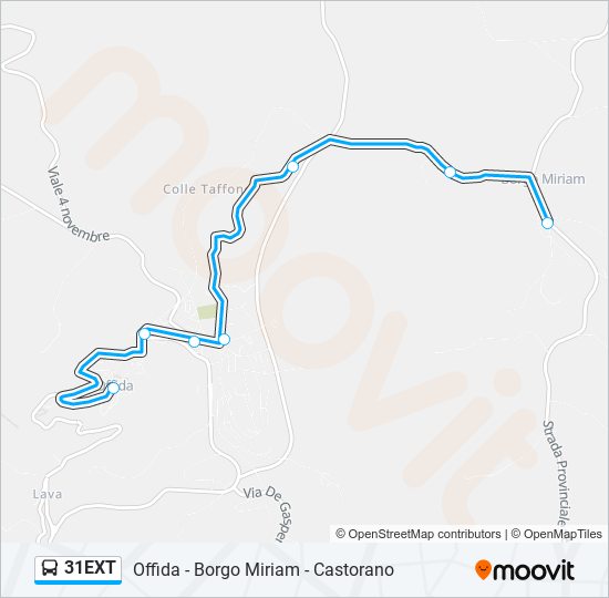 31EXT bus Line Map