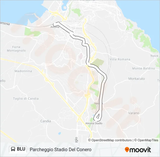 BLU Bus Line Map