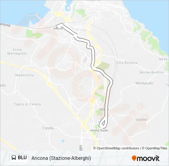 BLU Bus Line Map