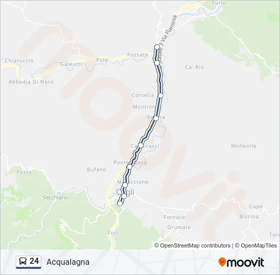 24 Bus Line Map