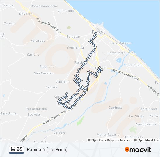 2S bus Line Map