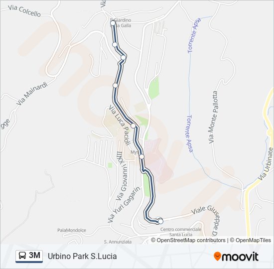 3M bus Line Map