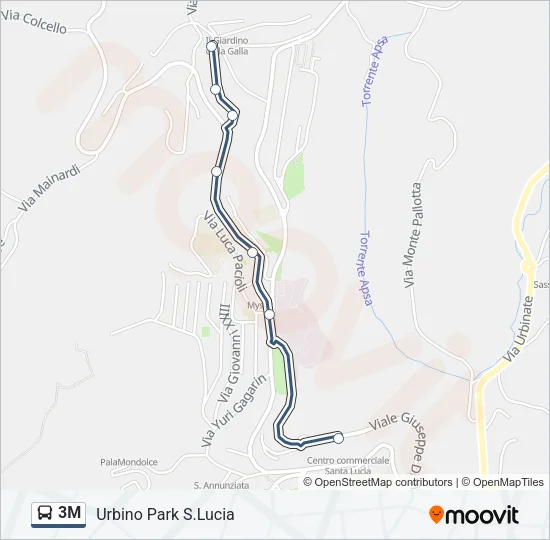 3M Bus Line Map