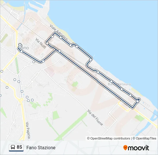 8S Bus Line Map