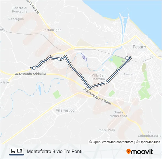L3 Bus Line Map