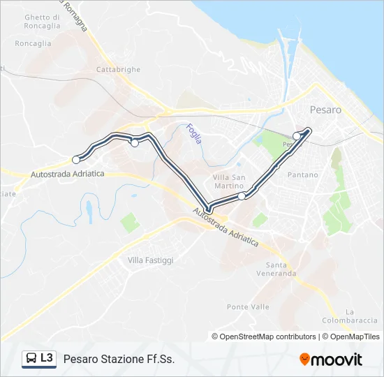 L3 Bus Line Map