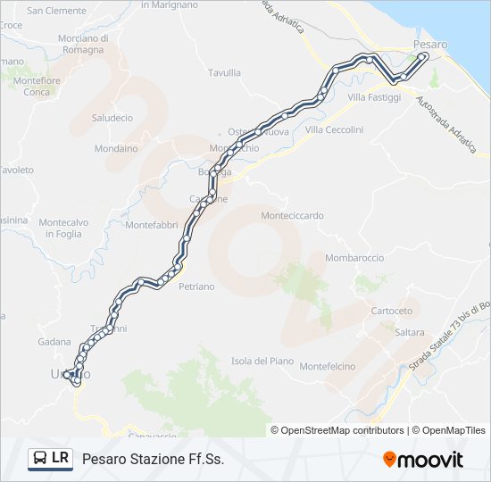 LR bus Line Map