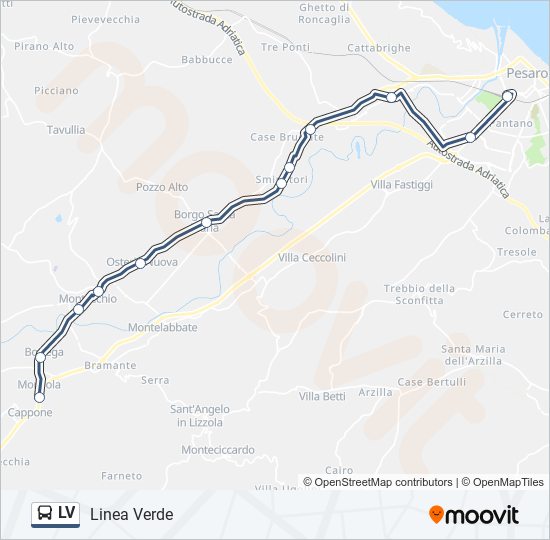 LV bus Line Map