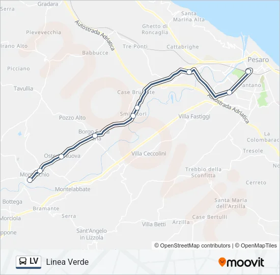 LV Bus Line Map