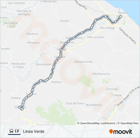 LV Bus Line Map