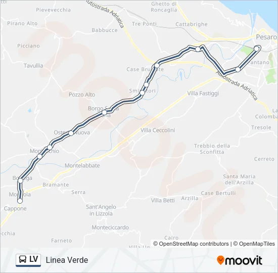 LV Bus Line Map
