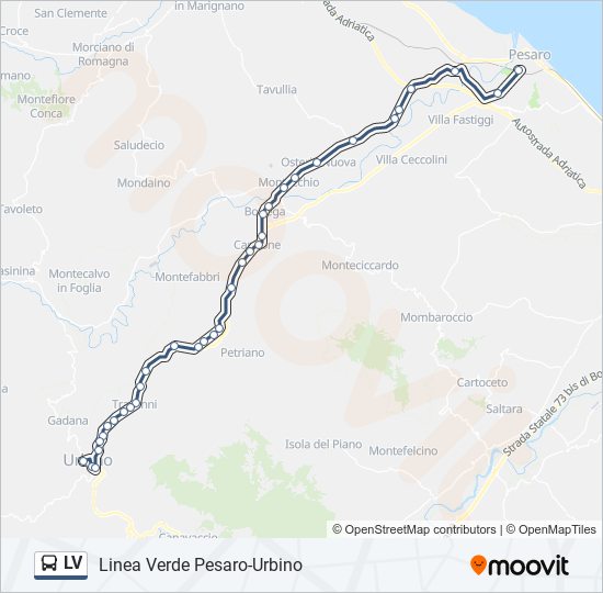 LV bus Line Map