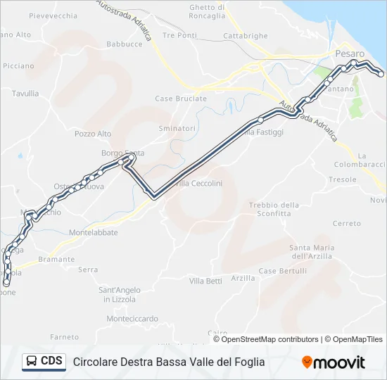 CDS Bus Line Map